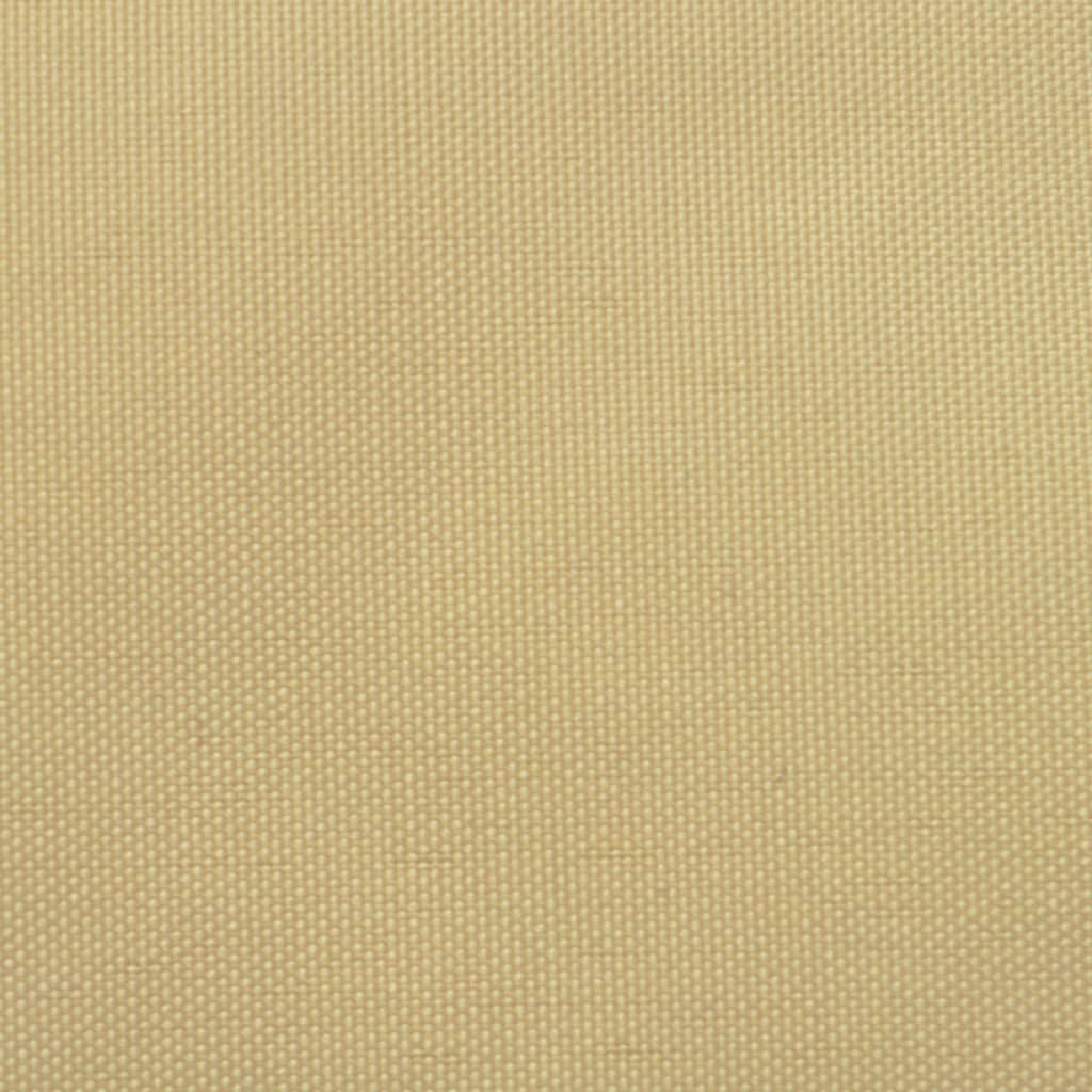 vidaXL solsejl Oxfordstof rektangulær 4 x 6 m beige