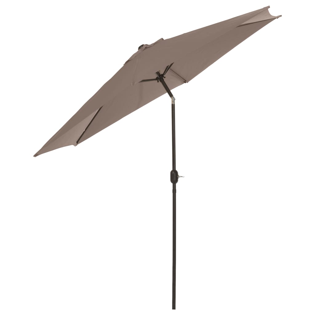 Madison parasol Tenerife 300 cm rund gråbrun