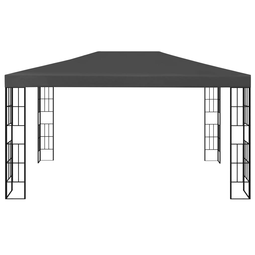 vidaXL pavillon 3x4 m antracitgrå