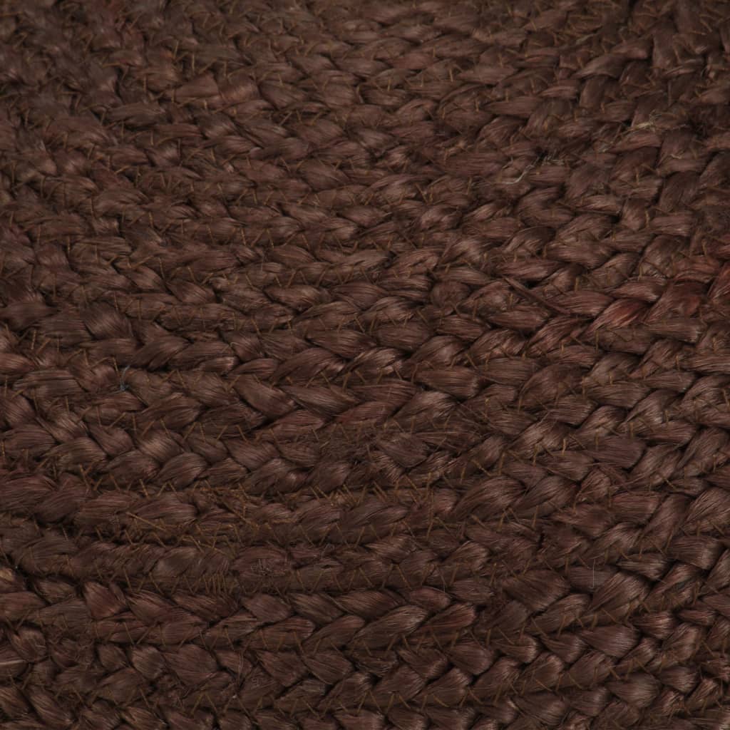 vidaXL håndlavet puf 40 x 45 jute brun