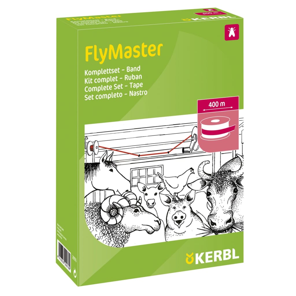 Kerbl komplet fluefangersæt til stald FlyMaster
