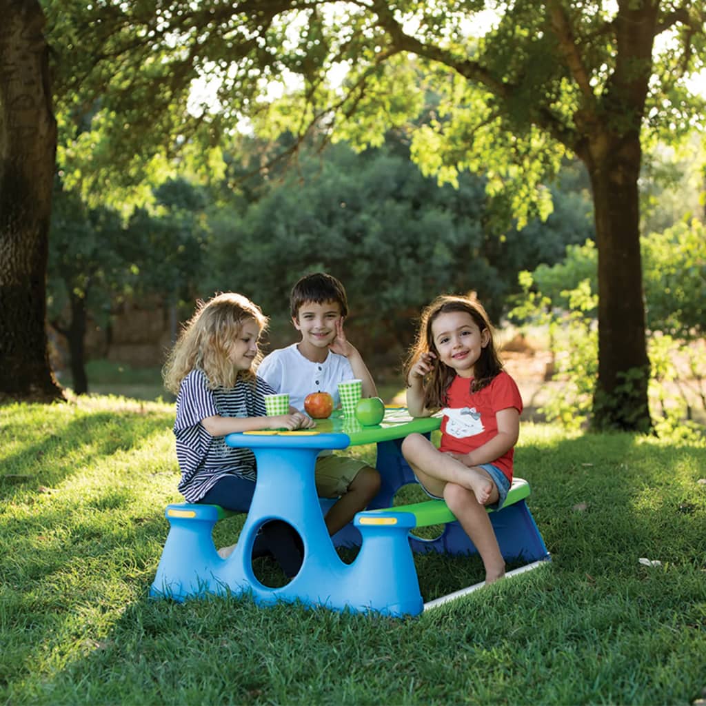 vidaXL picnicbænk til børn 89,5x84,5x48 cm polypropylen