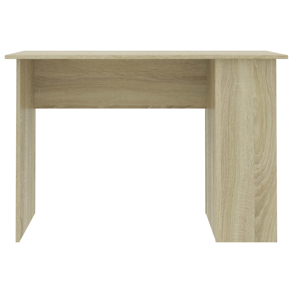 vidaXL skrivebord 110x60x73 cm konstrueret træ sonoma-eg