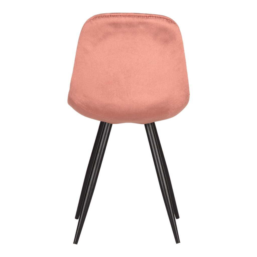LABEL51 spisebordsstole 2 stk. Capri 46x56x88 cm gammelrosa