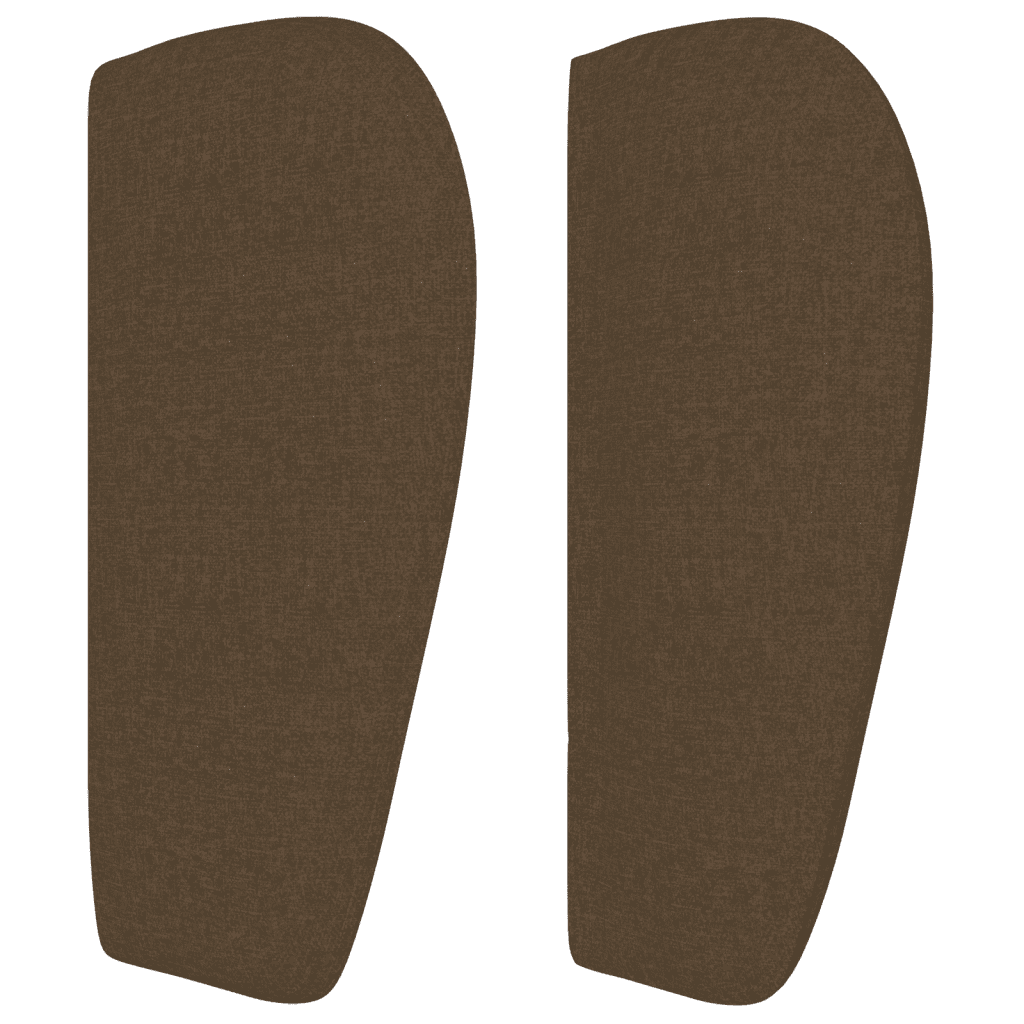 vidaXL kontinentalseng med madras 100x200 cm stof mørkebrun