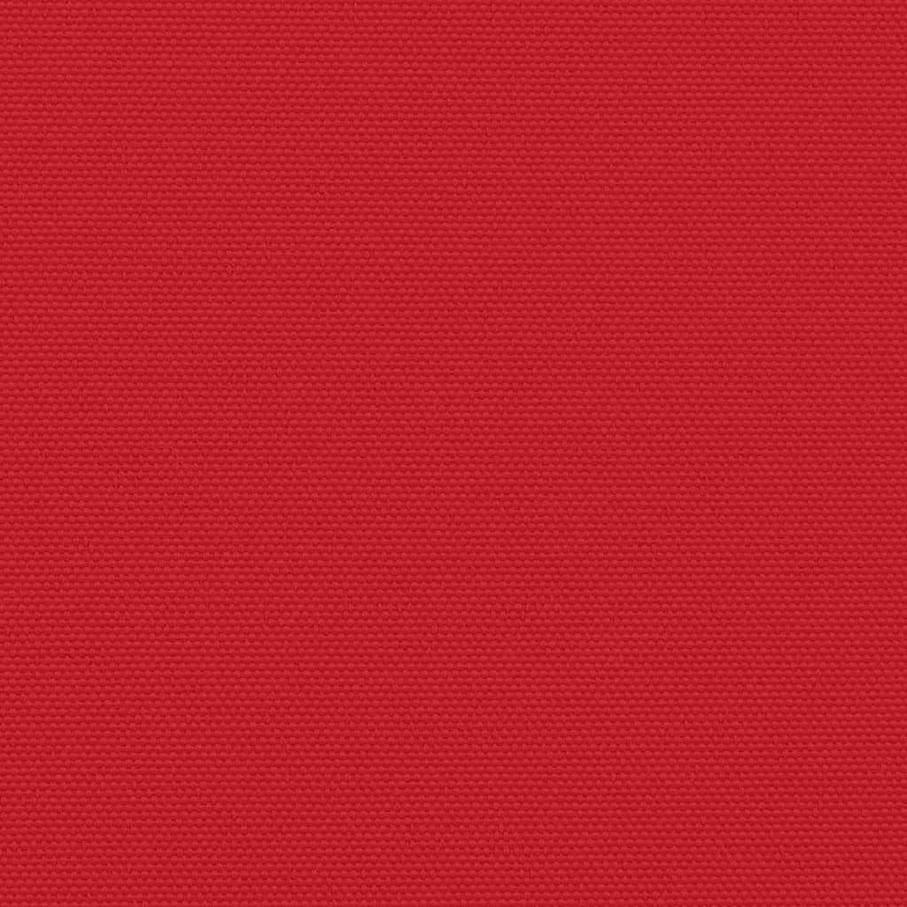vidaXL sammenrullelig sidemarkise 140 x 1000 cm rød