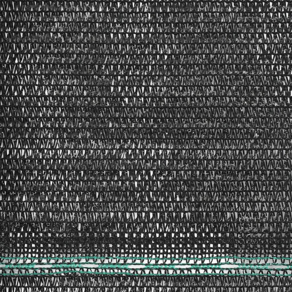 vidaXL tennisskærm HDPE 1x50 m sort