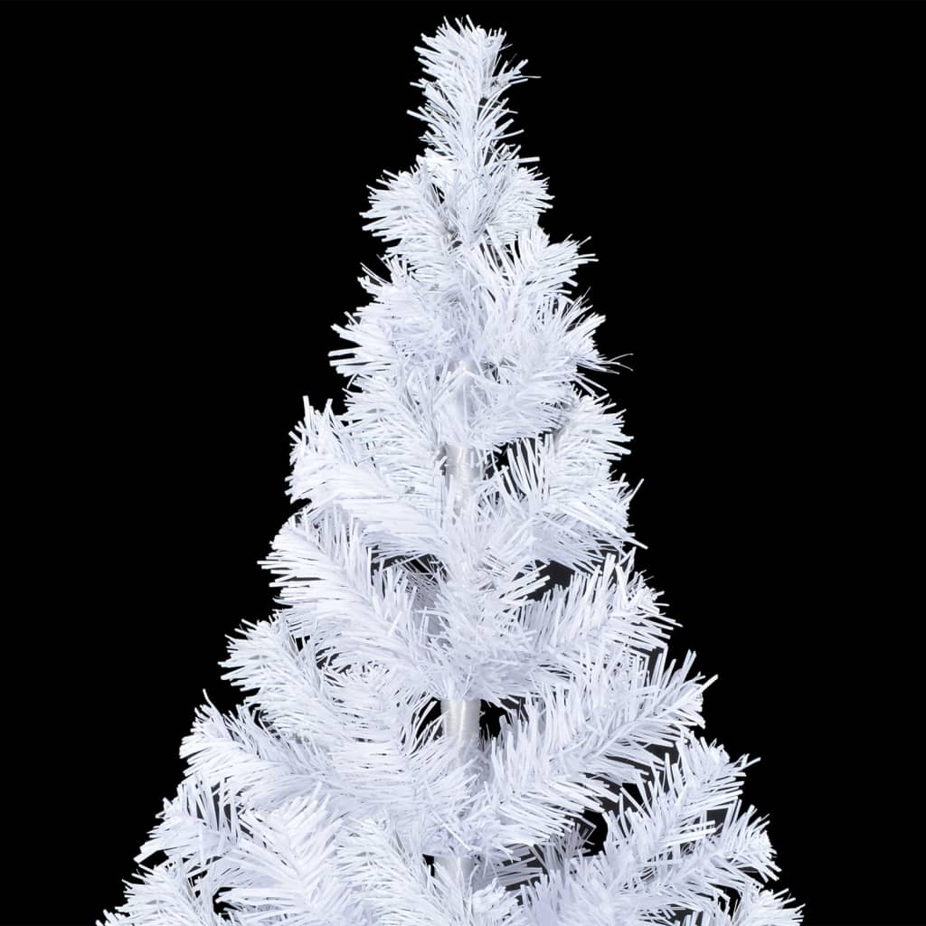 vidaXL kunstigt juletræ med lys og juletræsfod 120 cm 230 grene