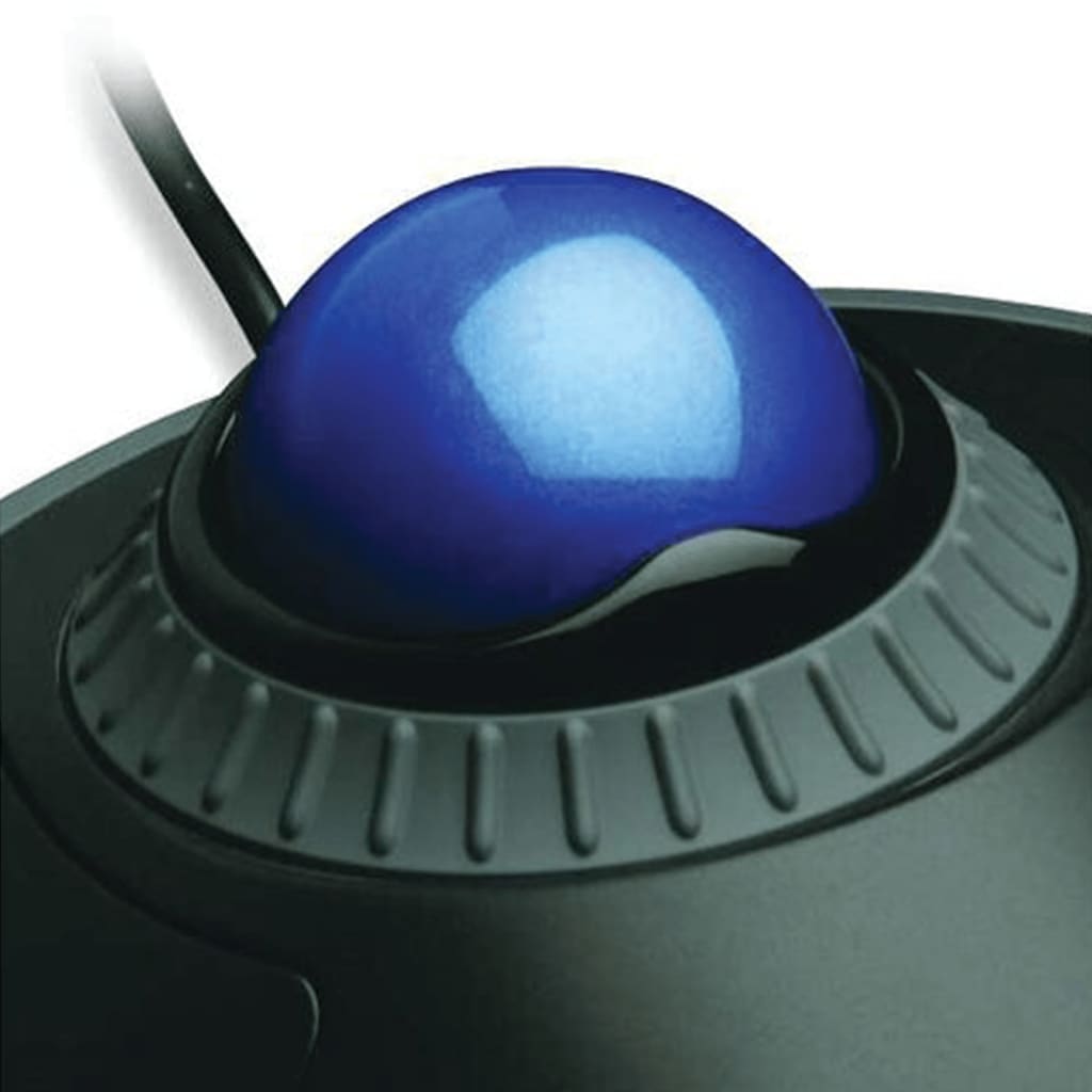 Kensington trackball med scroll-ring Orbit sort og blå