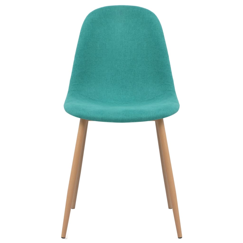 vidaXL spisebordsstole i stof 2 stk. grøn