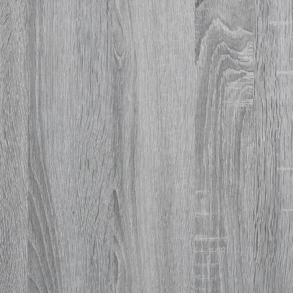 vidaXL væghylder 4 stk. 60x50x1,5 cm konstrueret træ grå sonoma-eg