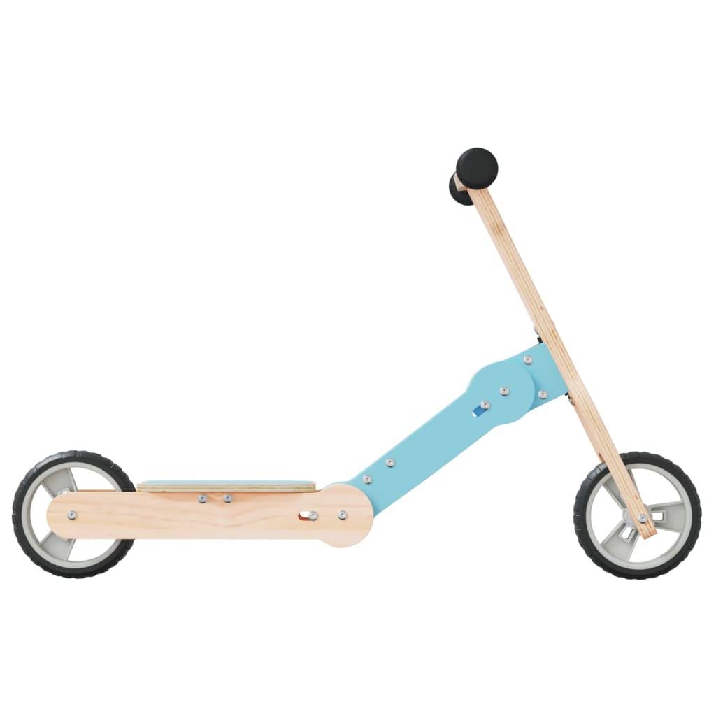 vidaXL 2-i-1 løbehjul til børn lyseblå