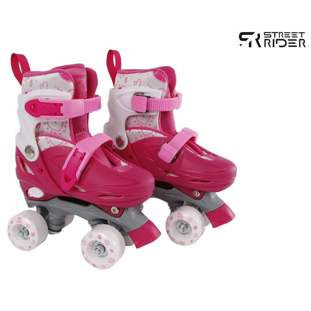 Street Rider rulleskøjter justerbar str. 31-34 pink