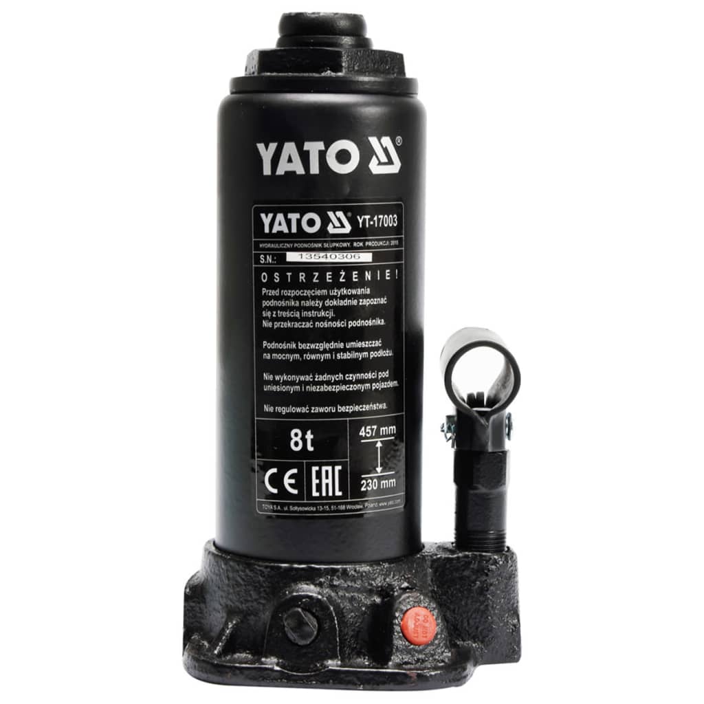YATO Hydraulisk flaskedonkraft 8 tons YT-17003