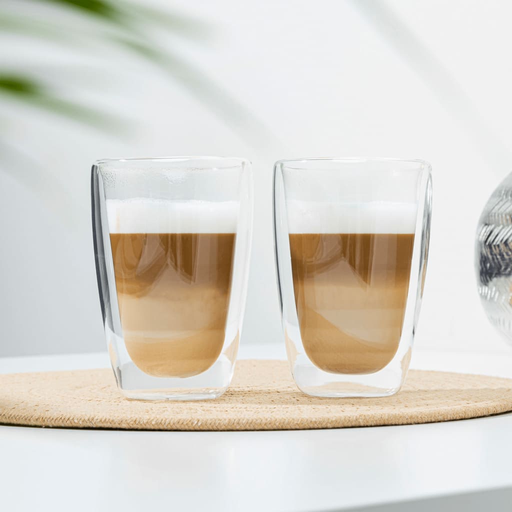 HI macchiato-glas til latte 2 stk. 400 ml transparent