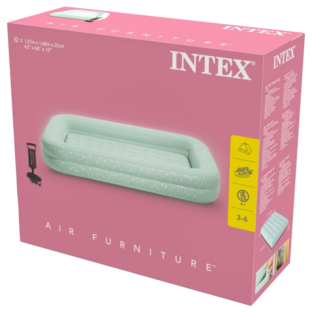 Intex luftmadras Kidz Travel Bed Set 107x168x25 cm 66810NP