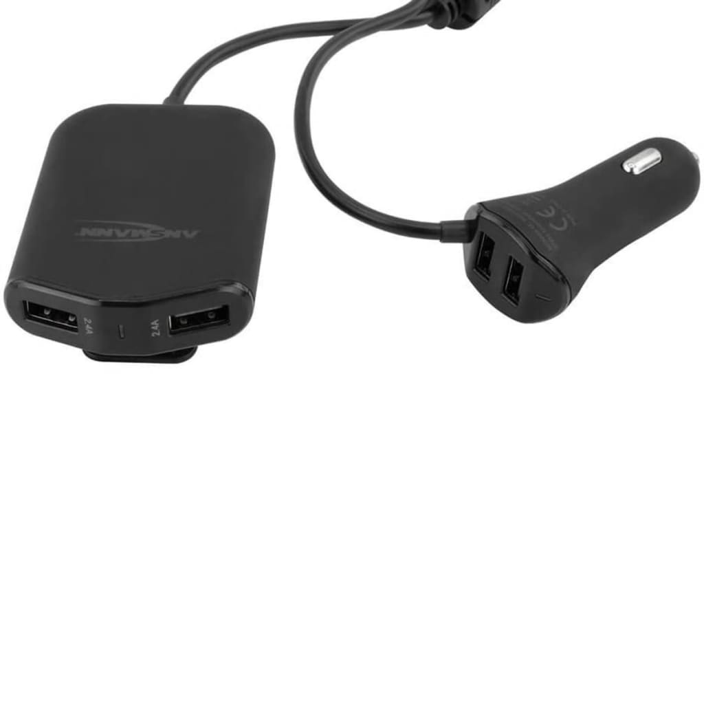 Ansmann USB-oplader med 4 porte til bil 496 9,6 A 1000-0017