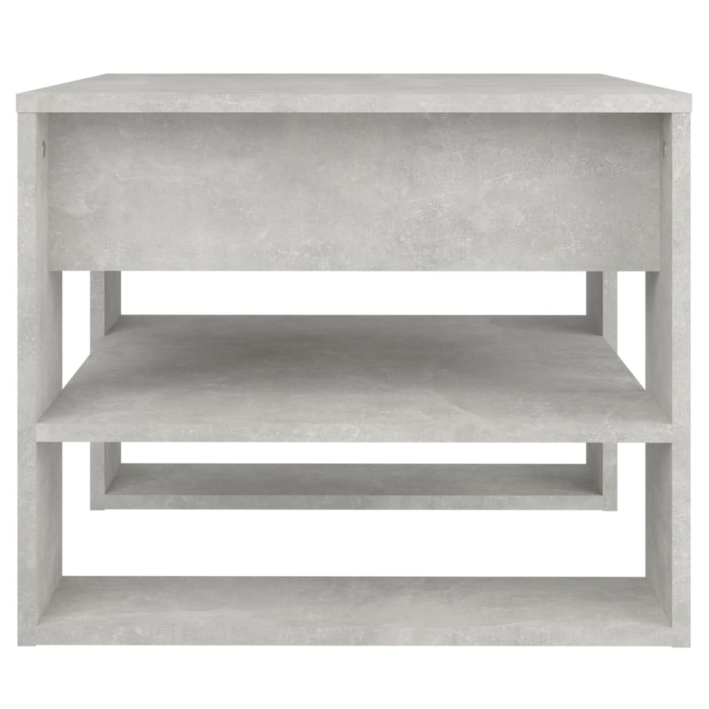 vidaXL sofabord 55,5x55x45 cm konstrueret træ betongrå
