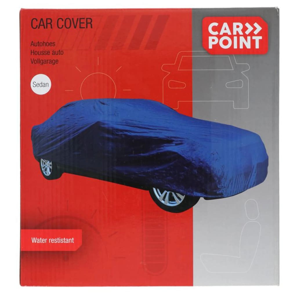 Carpoint bilovertræk XXL 524x191x122 cm polyester blå