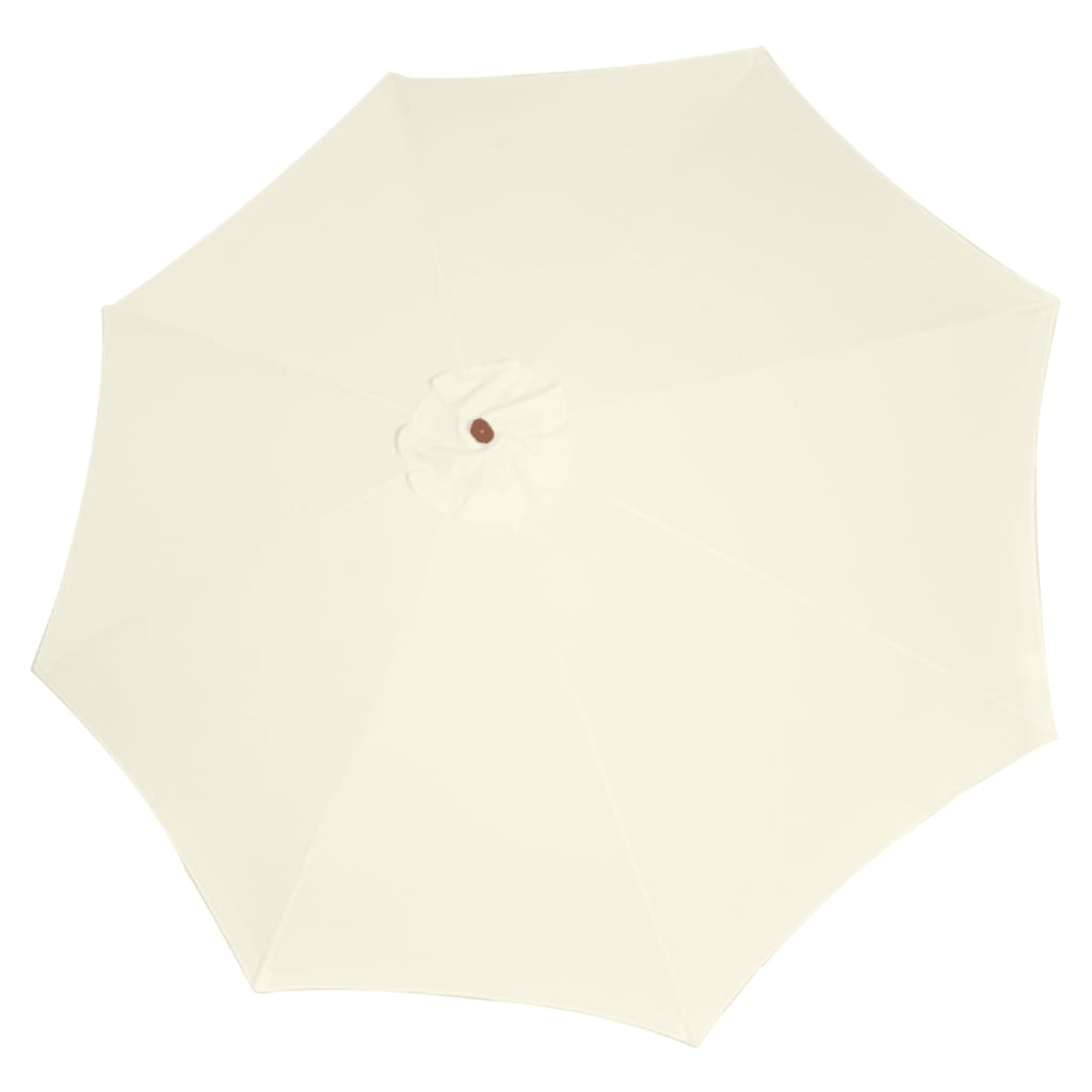 vidaXL parasol 300x258 cm sandfarvet