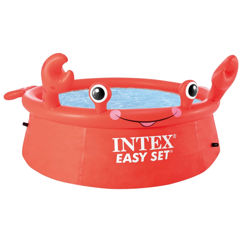 INTEX oppusteligt badebassin Easy Set Happy Crab 183x51 cm