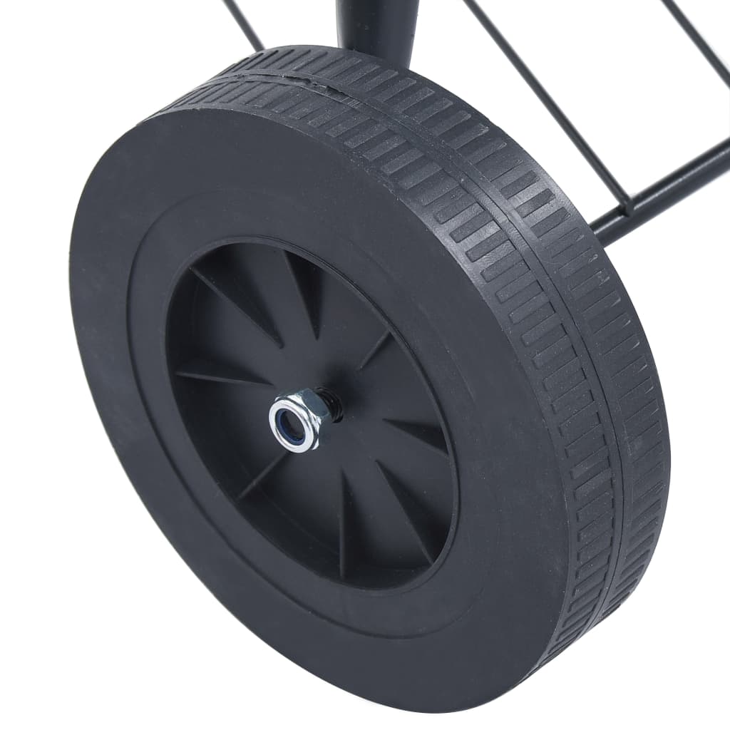 vidaXL transportabel kulgrill med hjul XXL 44 cm