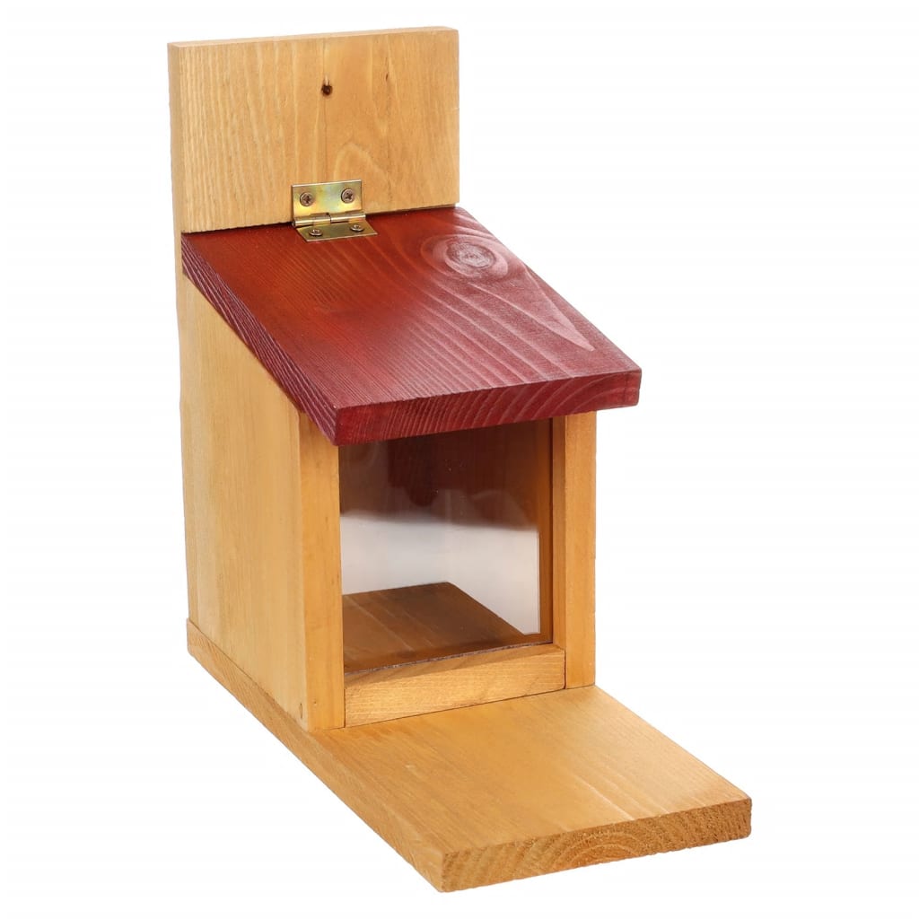 FLAMINGO Foderhus Til Egern 12x27x24 Cm Naturfarvet Og Bordeaux VidaXL dk flamingo-foderhus-til-egern-12x27x24-cm-naturfarvet-og-bordeaux-vidaxl-dk
