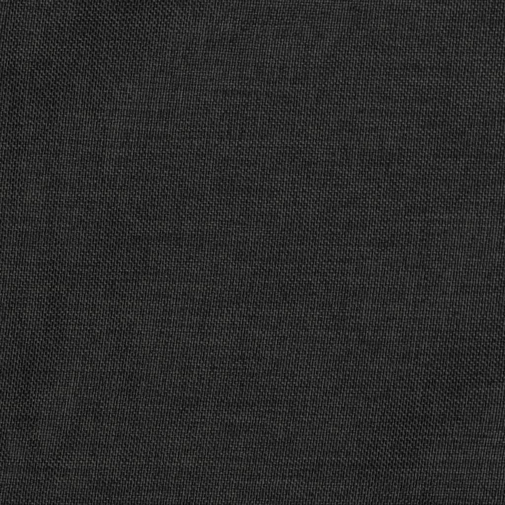 vidaXL mørklægningsgardin med kroge hør-look 290x245 cm antracitgrå