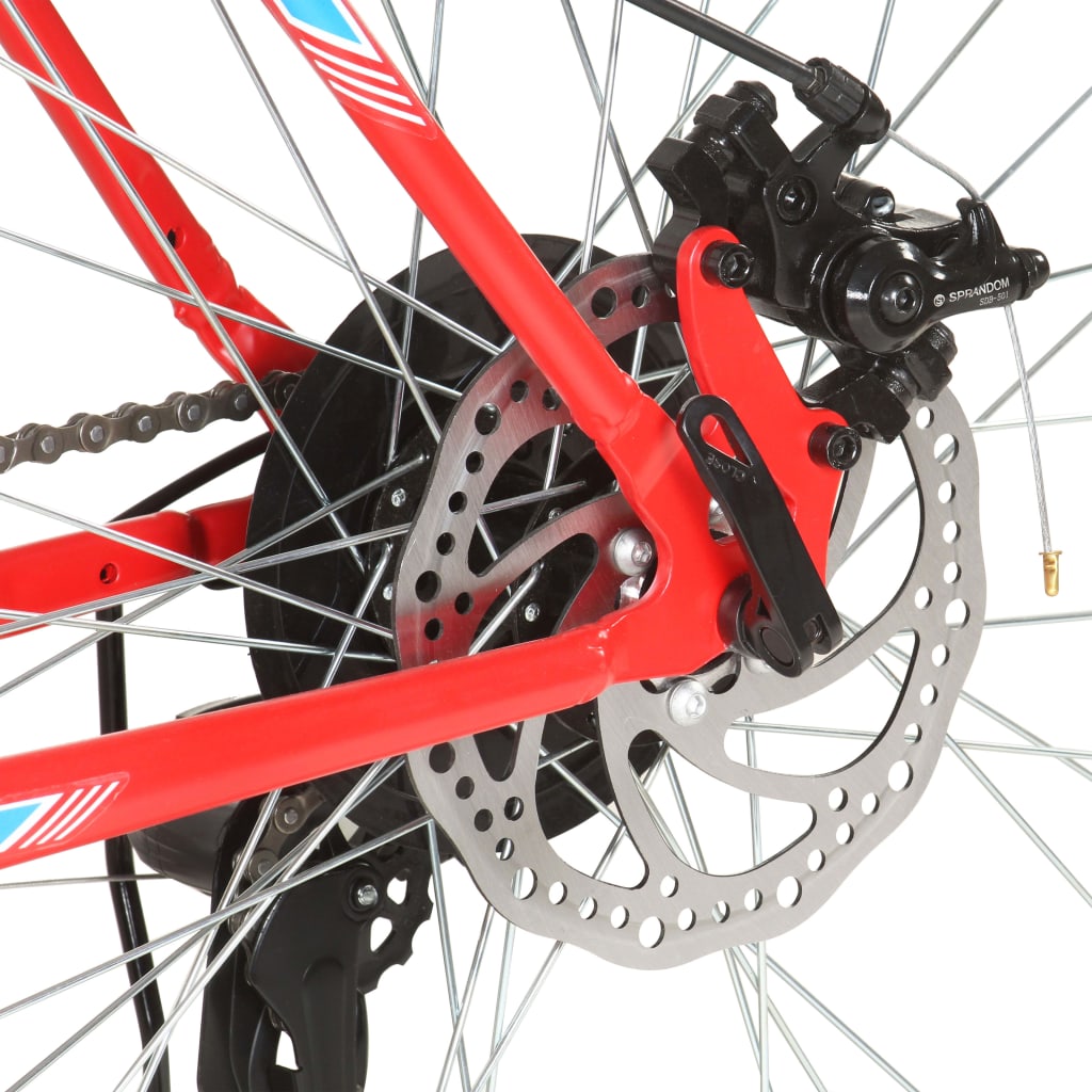 vidaXL mountainbike 21 gear 29 tommer hjul 58 cm stel rød