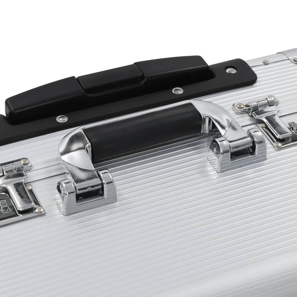 vidaXL kuffert 54 x 44 x 21 cm sølvfarvet aluminium