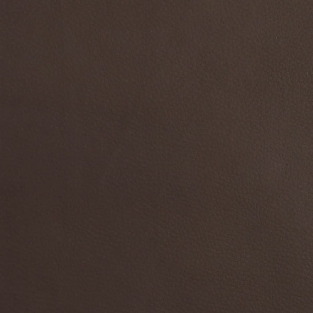 vidaXL eldrevet massagestol ægte læder brun