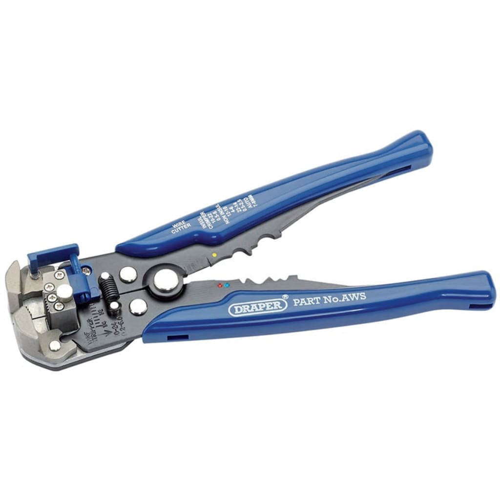 Draper Tools 2-i-1 automatisk afisoleringstang/krymptang blå 35385