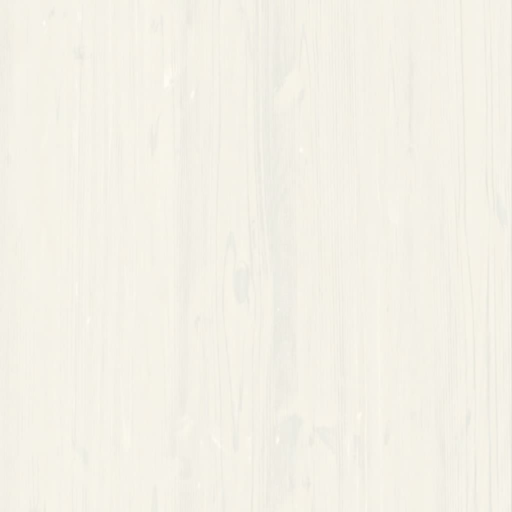 vidaXL bogreol VIGO 85x35x170 cm massivt fyrretræ hvid