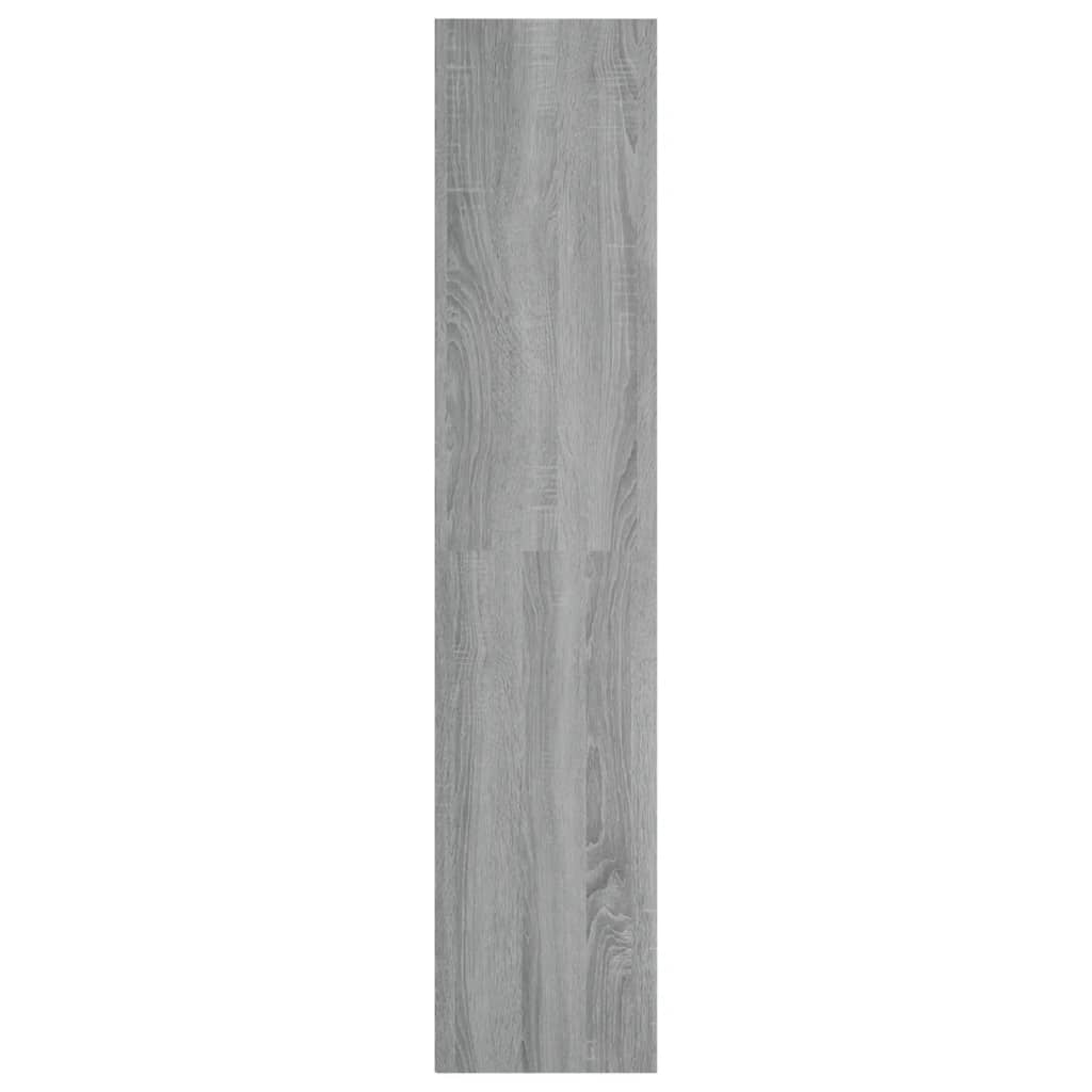 vidaXL bogreol/tv-bord 36x30x143 cm konstrueret træ grå sonoma-eg