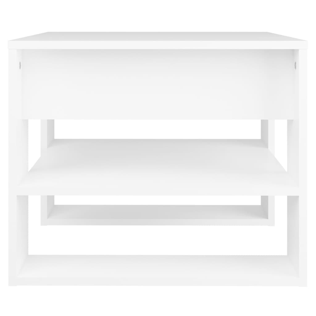 vidaXL sofabord 55,5x55x45 cm konstrueret træ hvid