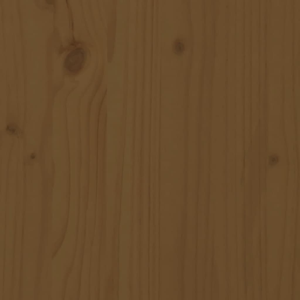 vidaXL midtermodul til havesofa 120x80 cm massivt fyrretræ gyldenbrun