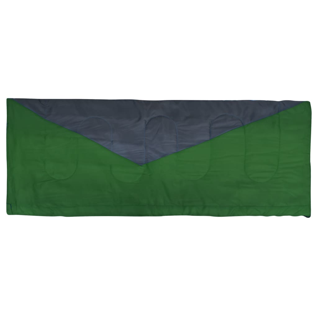 vidaXL sovepose 1100 g 10 °C rektangulær grøn