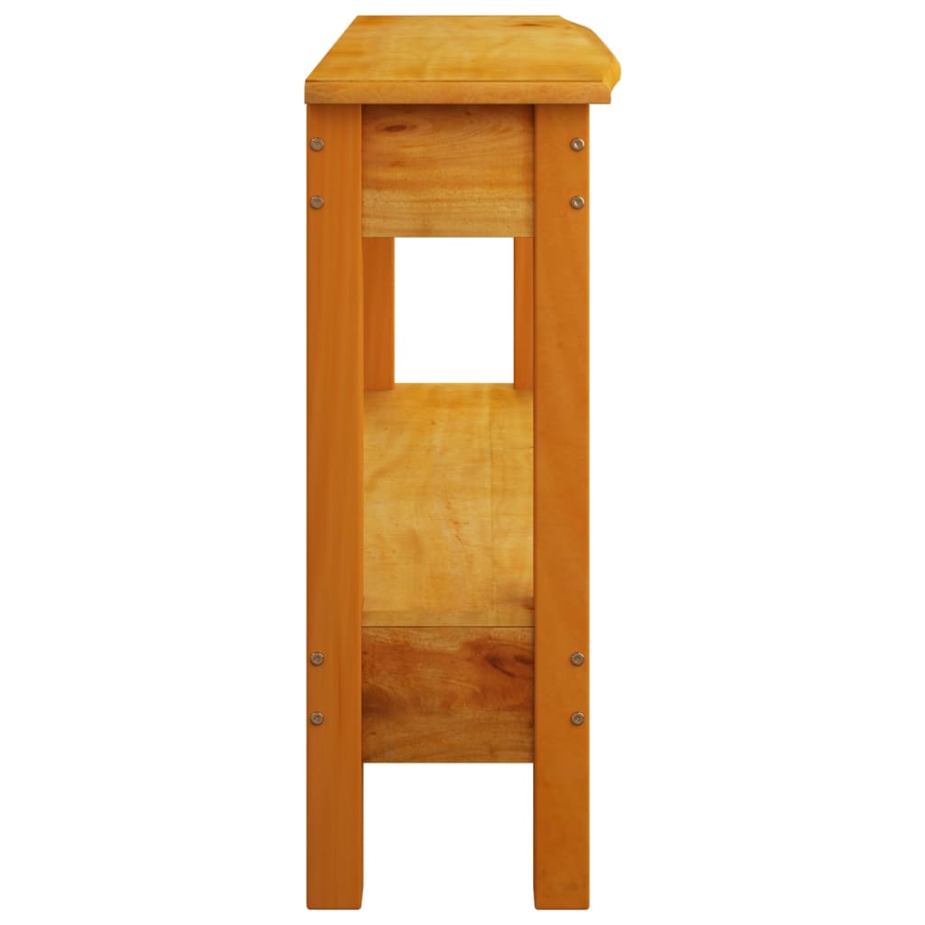 vidaXL konsolbord med skuffer 110x30x75 cm massivt mahognitræ