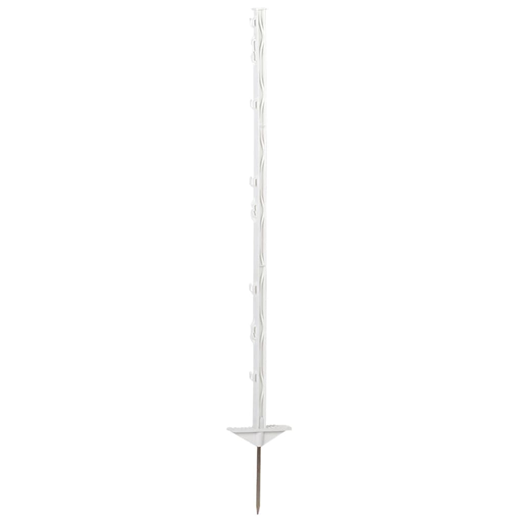 Kerbl elektriske hegnspæle Classic 25 stk. plastik 105 cm hvid