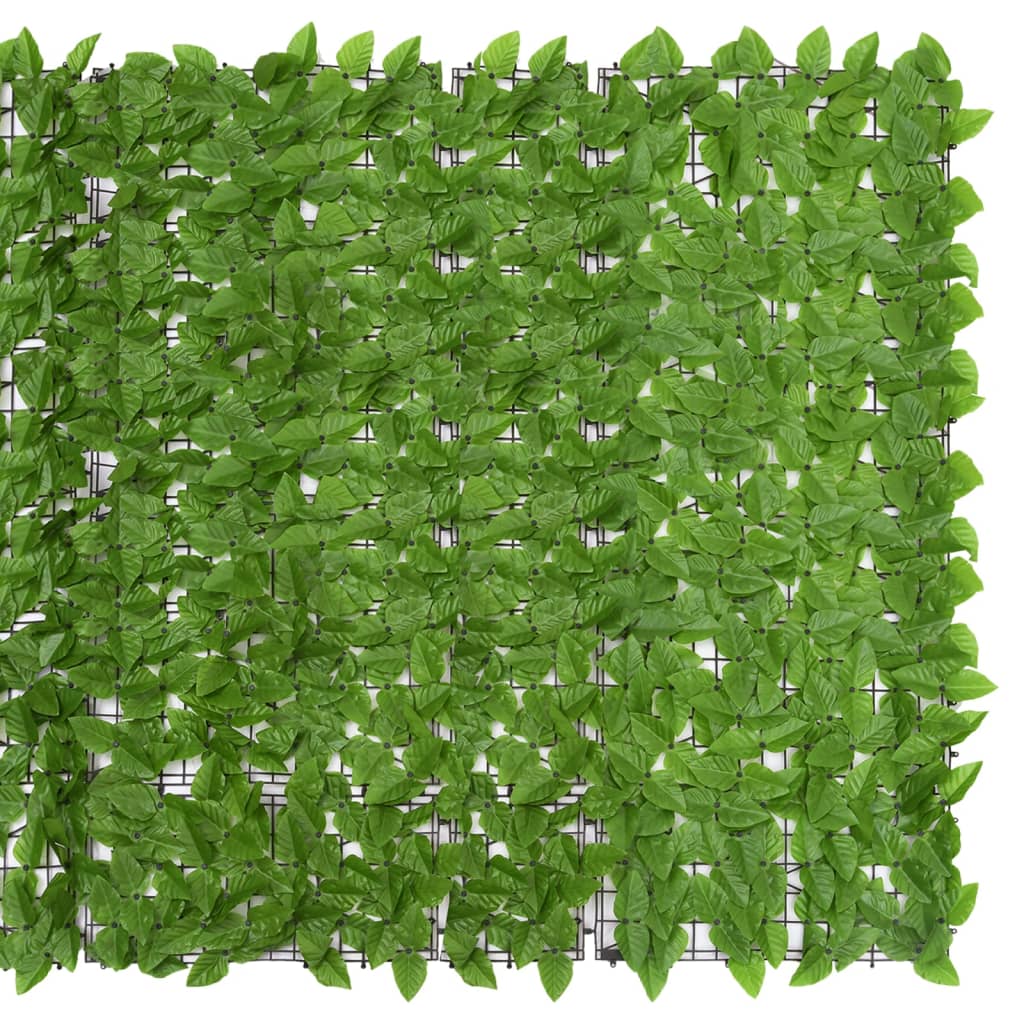 vidaXL altanafskærmning 600x150 cm grønne blade