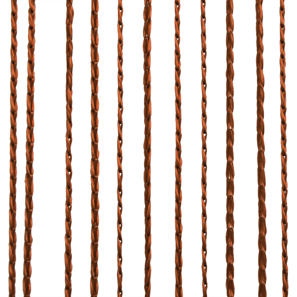 vidaXL trådgardiner 2 stk. 100 x 250 cm brun