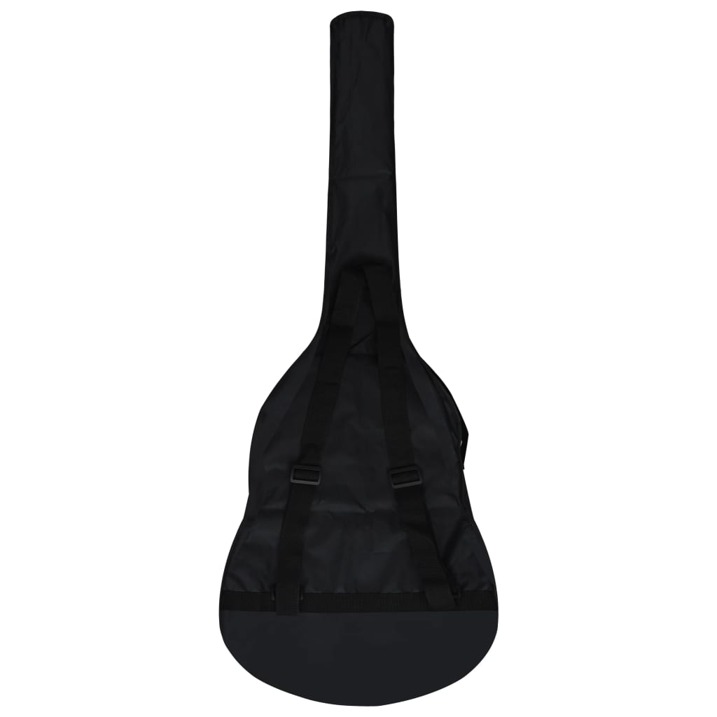 vidaXL guitartaske til 4/4 klassisk guitar 100x37 cm stof sort