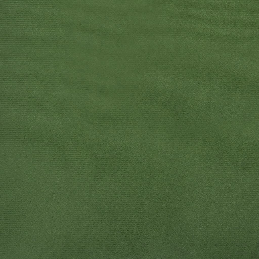 vidaXL 2-personers sovesofa fløjl mørkegrøn