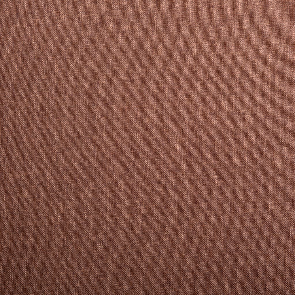 vidaXL lænestol stof brun