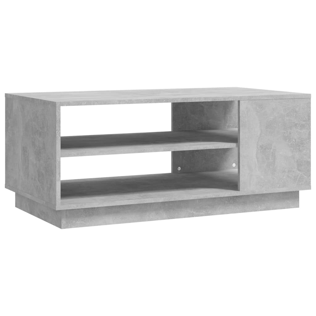 vidaXL sofabord 102x55x43 cm spånplade betongrå