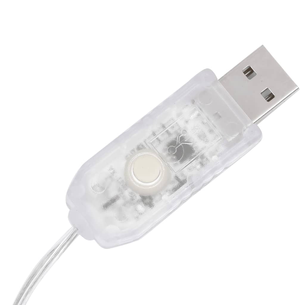 vidaXL lyskegler 30 LED'er 60 cm akryl varmt hvidt lys