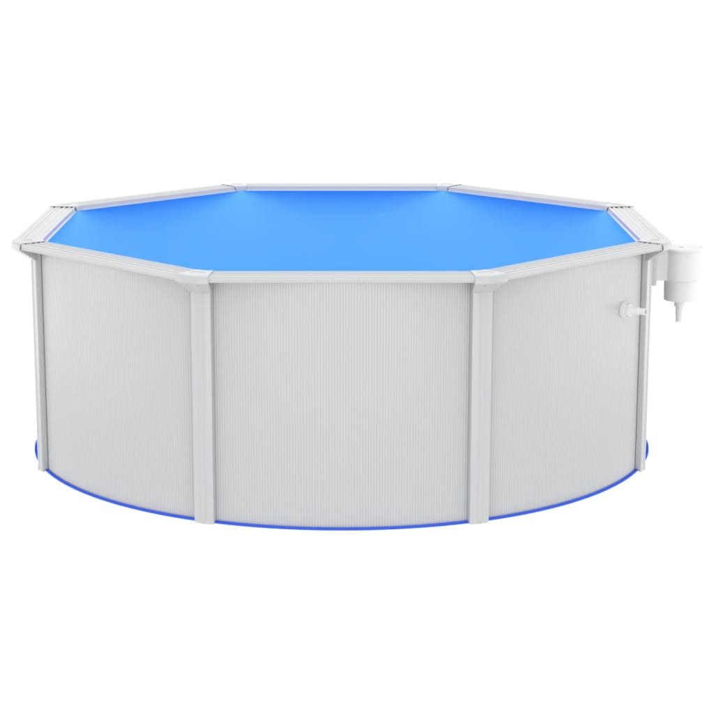 vidaXL swimmingpool med sandfilterpumpe 360x120 cm