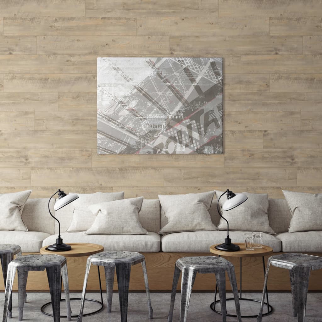 Grosfillex vægbeklædningsfliser Gx Wall+ 17x120cm 10 stk hammamtræ