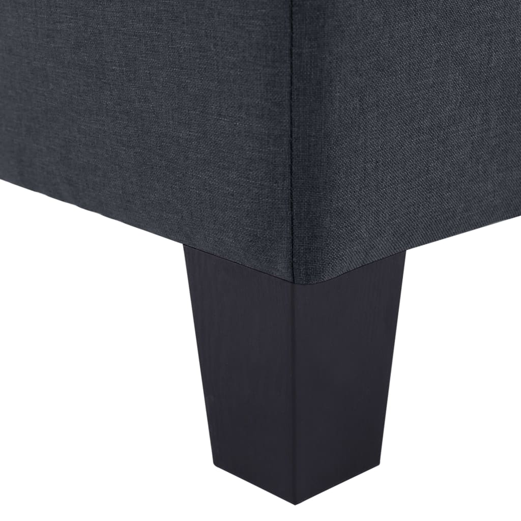vidaXL 2-personers sofa stof mørkegrå