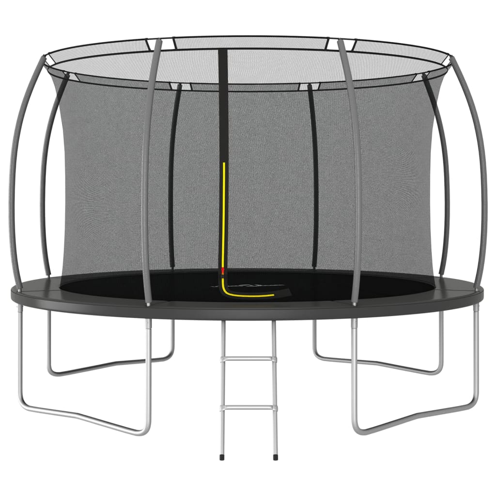 vidaXL trampolinsæt 366x80 cm 150 kg rund